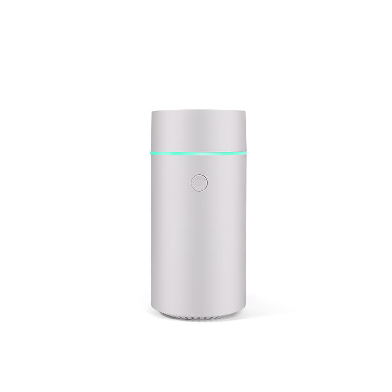 Vase-shaped mini aroma diffuser with colour light, white