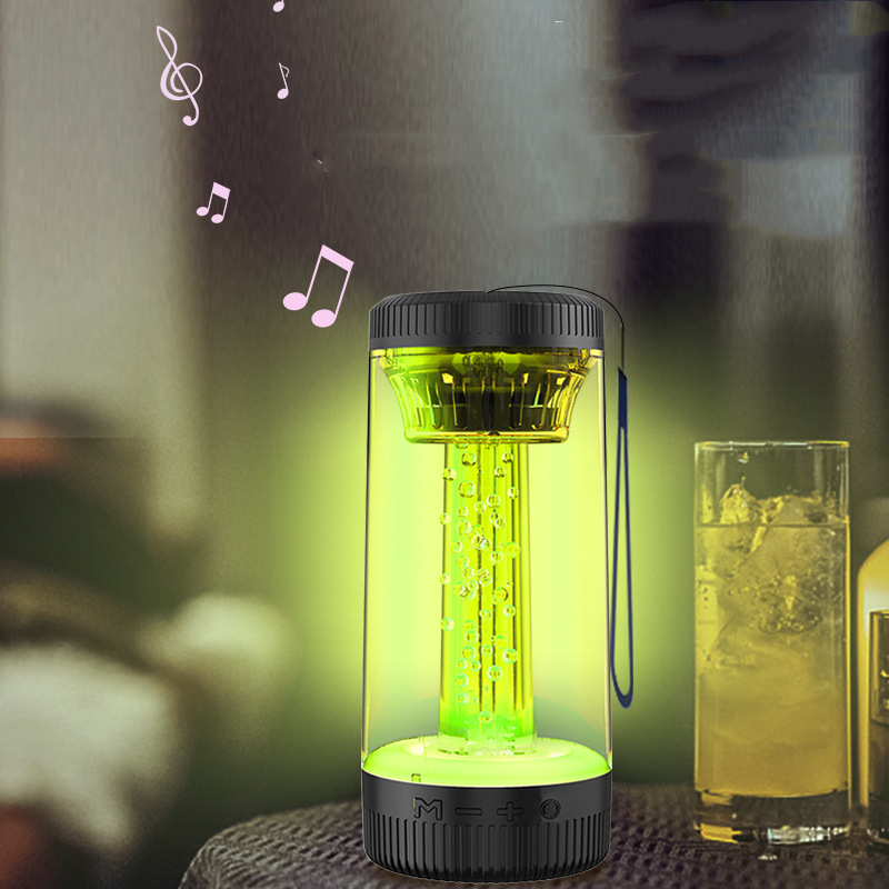 Altavoz Bluetooth con luz de camping, negro - Imagen 2