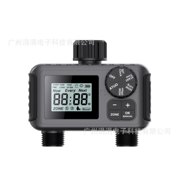 Irrigation timer with two outlets