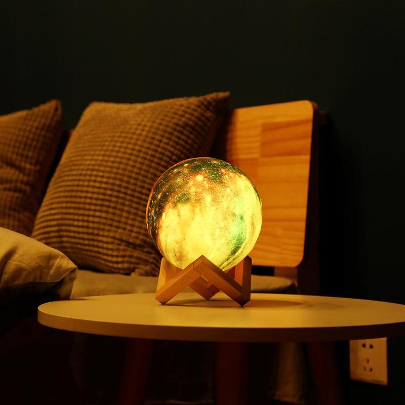 Aufladbare Mondlampe mit 16 Farben – Bild 3