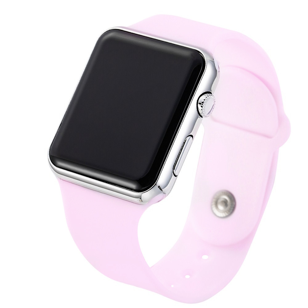 Digital led watch with silicone strap - Image 2
