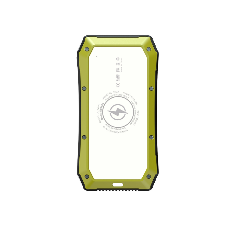 Solar power bank with light, green - Image 2