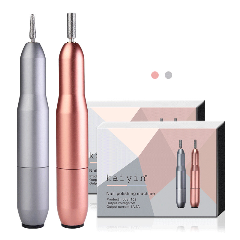 Broca elétrica para unhas com seis pontas, rosa - Image 3