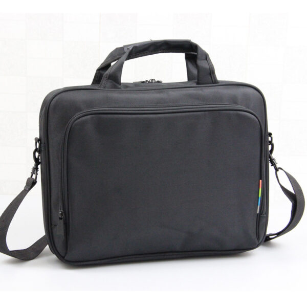Sacoche pour ordinateur portable à bandoulière, noir