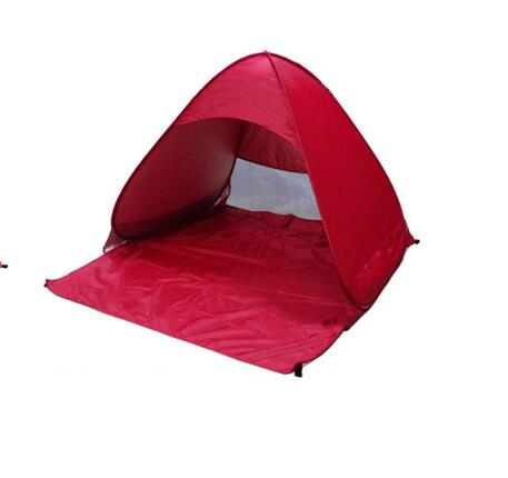 Pop-up beach tent, red