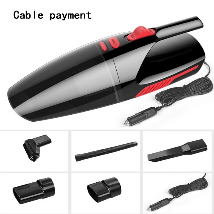 Aspirador de mano para coche con cable, blanco - Imagen 2