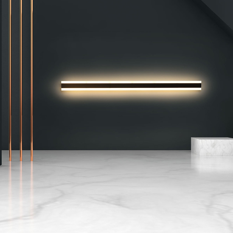 Long LED wall lamp, white light - Image 2