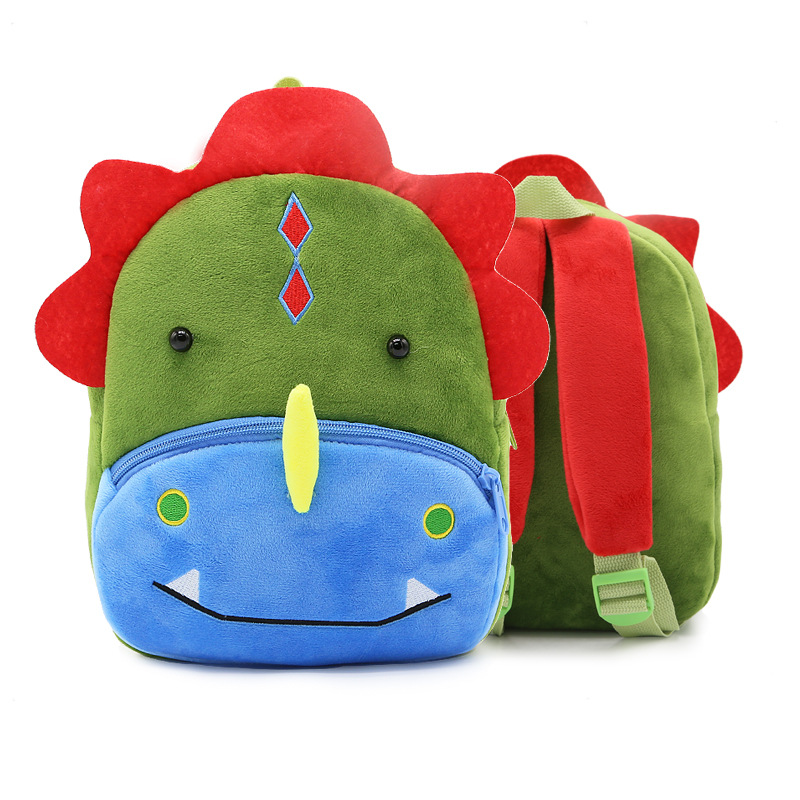 Mochila infantil de peluche con forma de hipopótamo - Imagen 4