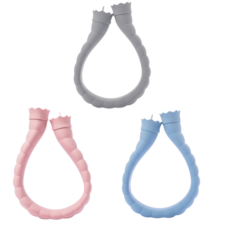 Saco de água quente em U para o pescoço, rosa - Image 2