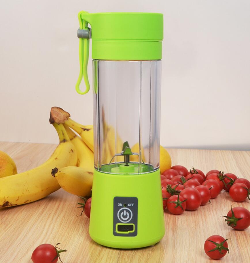 Draagbare mini-blender met draagkoord, groen