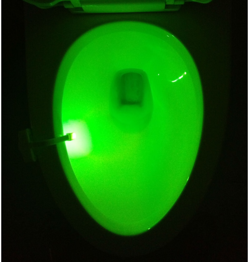 Toiletlampje met bewegingssensor, 8 kleuren - Afbeelding 3