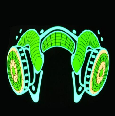 Led-feestmasker dat reageert op geluid - Afbeelding 2
