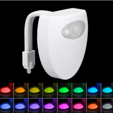 Toiletlampje met bewegingssensor, 8 kleuren - Afbeelding 4
