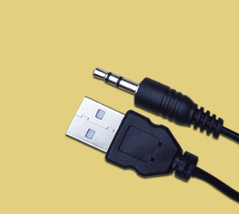 Computerluidspreker met USB-kabel en audiojack - Afbeelding 3