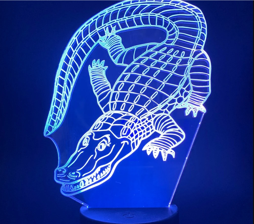 Acrylic night light with seven colours - Image 3