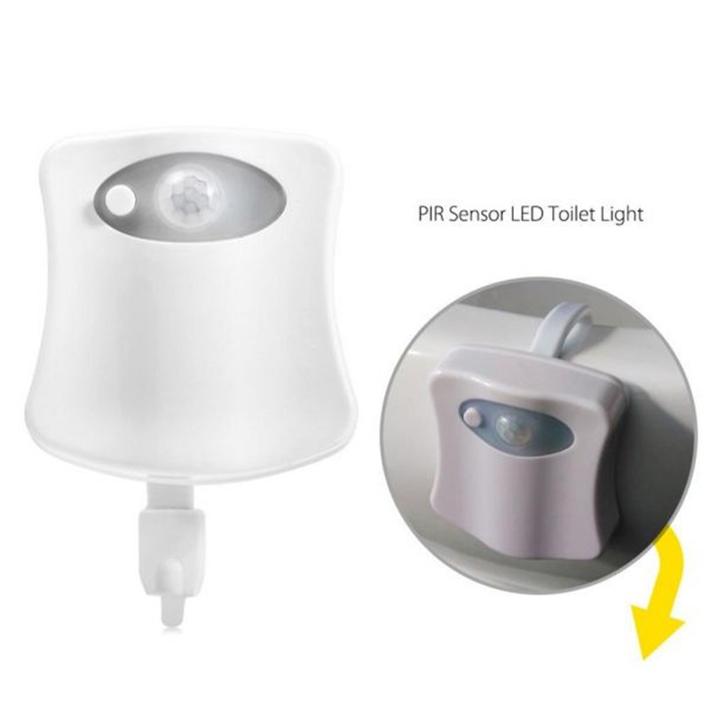 Toiletlampje met bewegingssensor, 8 kleuren - Afbeelding 5