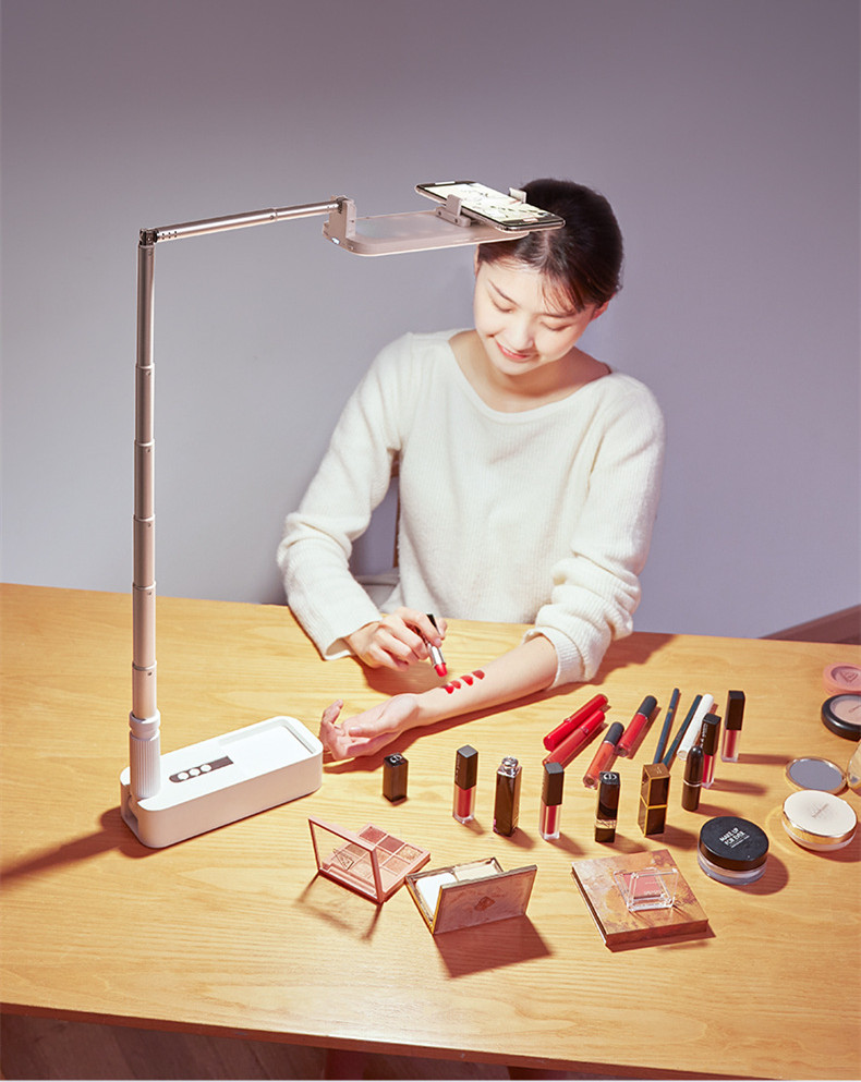 Ring light with tripod for recording, white - Image 5