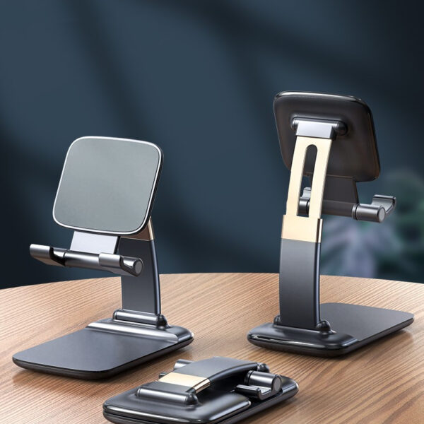 Desktop phone stand, black