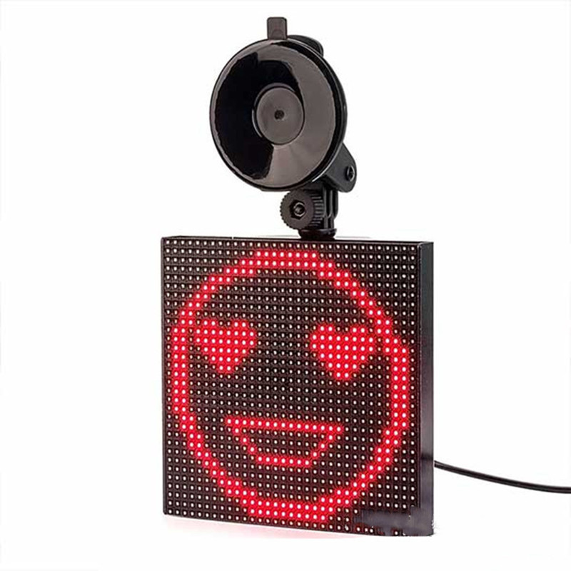 Ledscherm met bluetooth voor de auto, zwart - Afbeelding 2