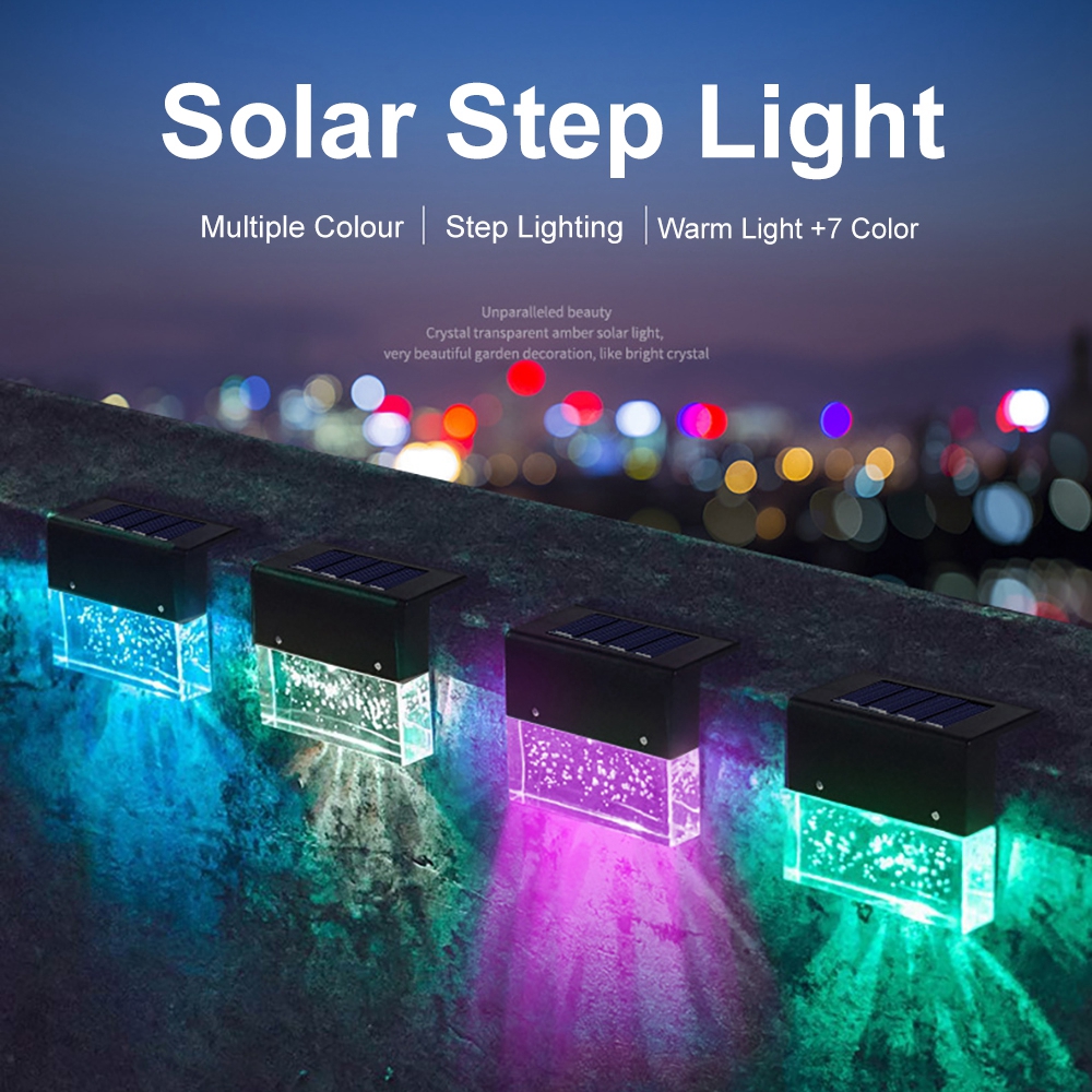 Lampe solaire de marche, blanc chaud ou couleurs, noire – Image 7