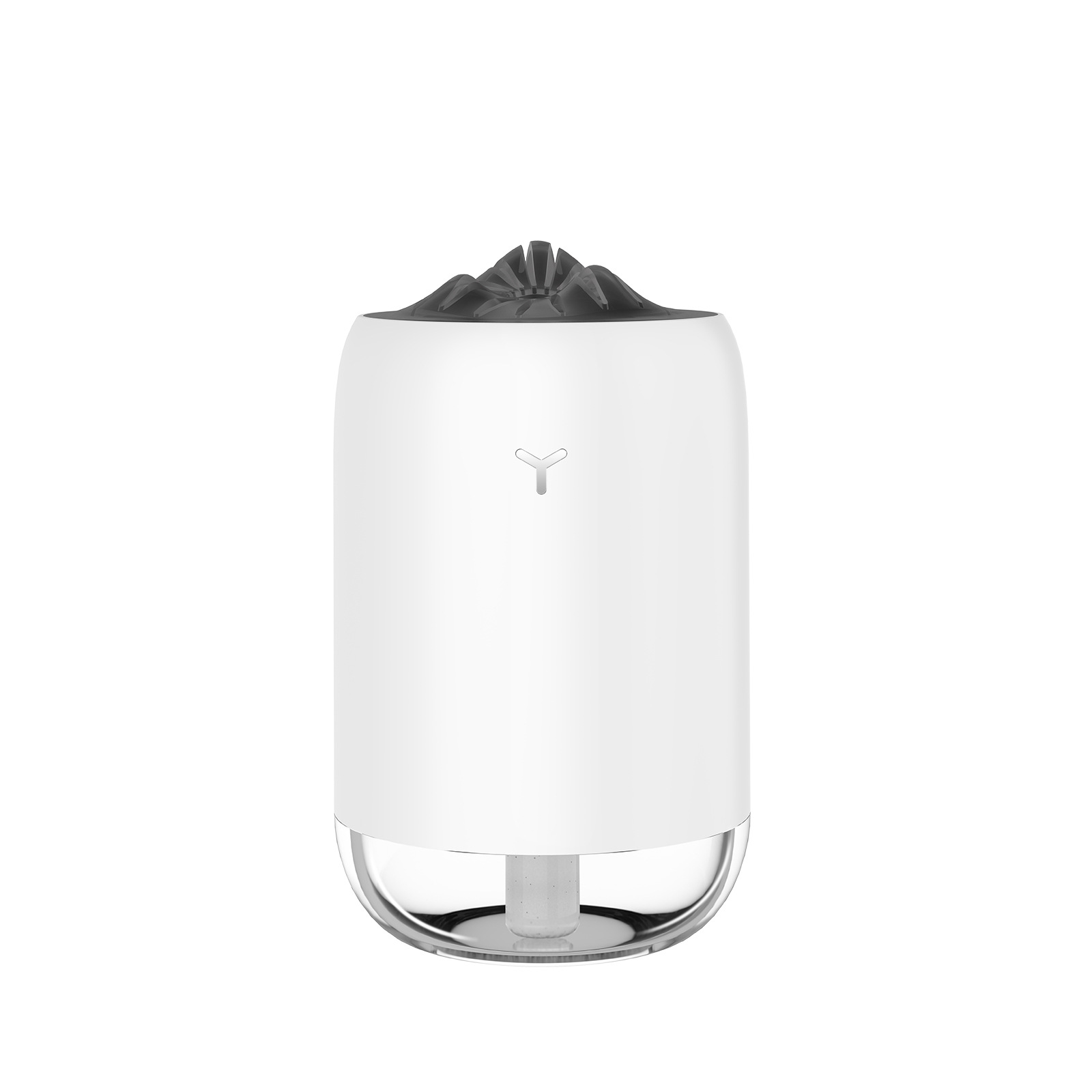 Flame effect humidifier, white