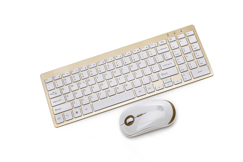 Teclado inalámbrico silencioso con reposamuñecas, negro - Imagen 4