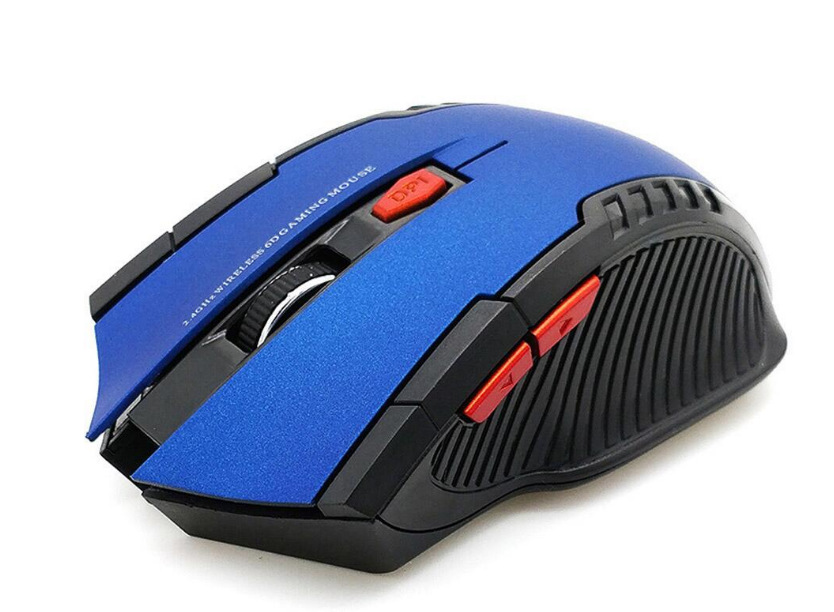 Kabellose Gaming-Maus mit sechs Tasten, rot – Bild 4