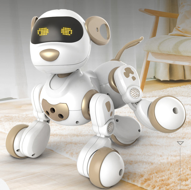 Chien robot avec télécommande, noir – Image 4