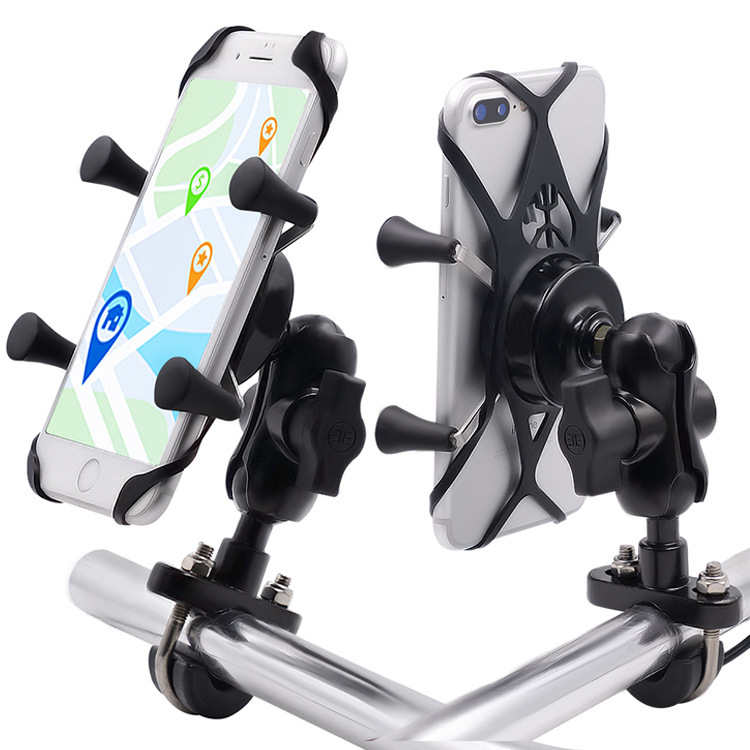 Support de téléphone pour moto et vélo, aluminium