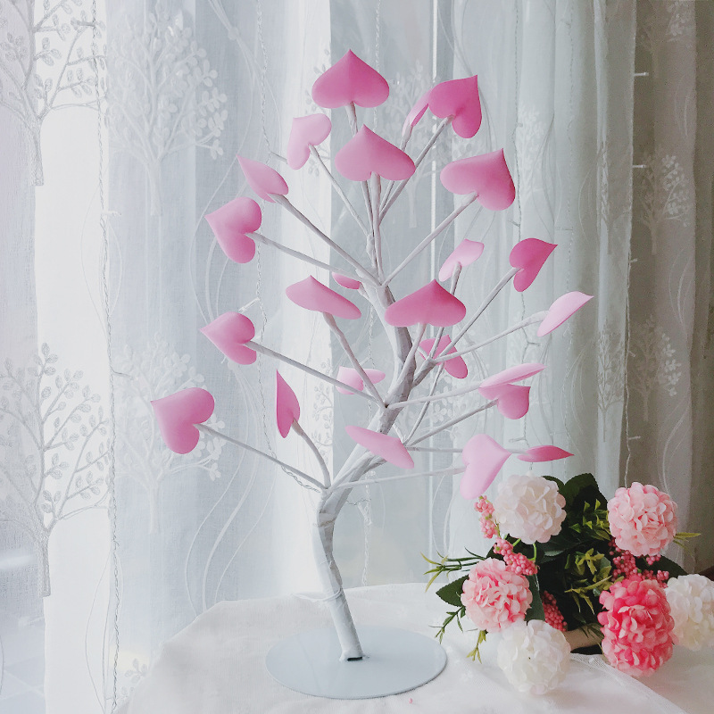 Arbre lumineux LED fleurs de cerisier, rose – Image 4