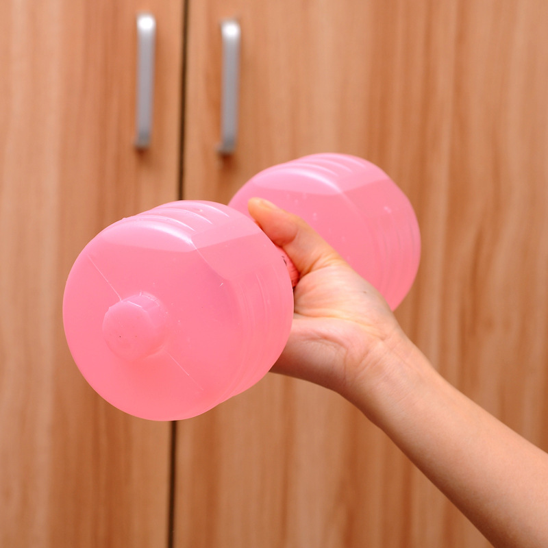 Refillable plastic water dumbbell - Image 2