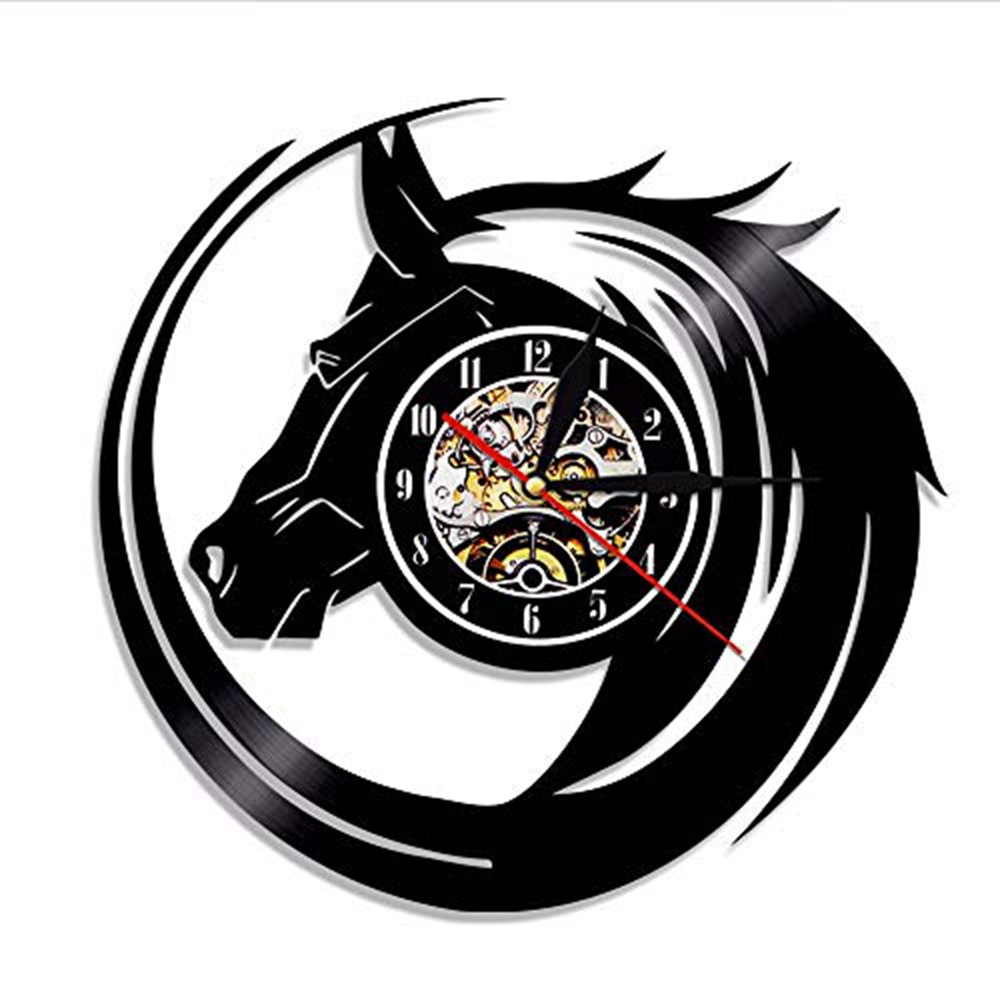 Ronde wandklok met kwartsuurwerk, model A - Afbeelding 3