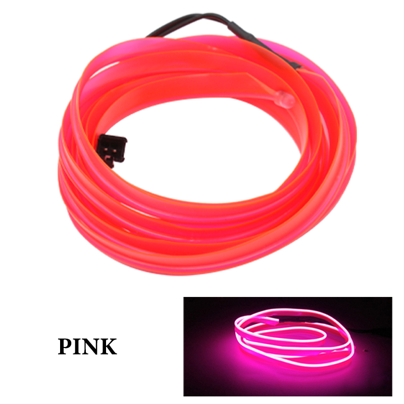 Fio luminoso vermelho para o interior do carro com inversor - Image 5