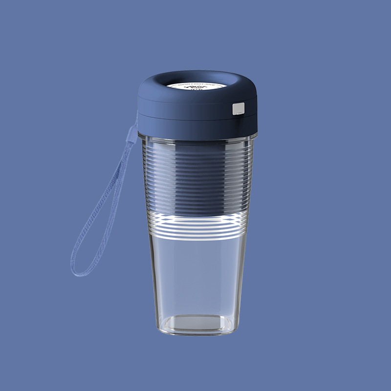 Draadloze mini-blender met USB, marineblauw - Afbeelding 6