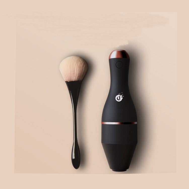 Limpiador eléctrico de brochas de maquillaje USB, negro - Imagen 5