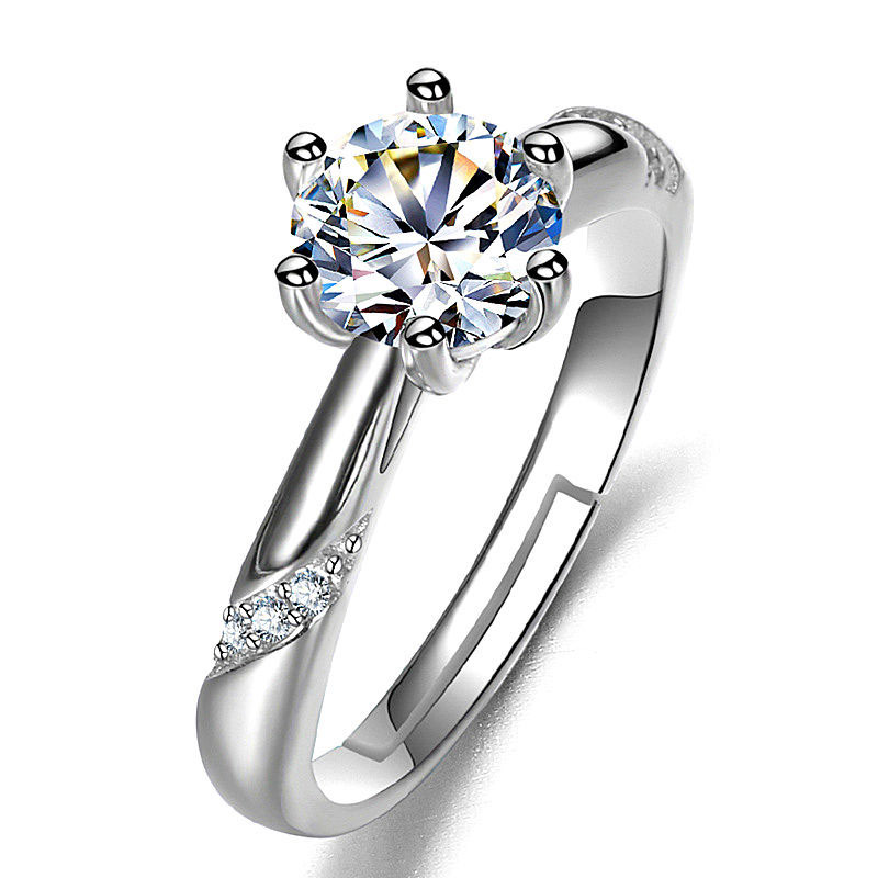 Anillo con piedra clara, modelo 9 - Imagen 7