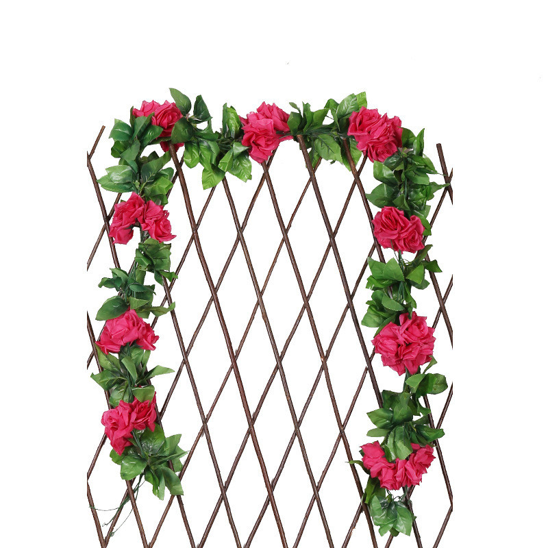 Girlande mit künstlichen Rosen, weiß – Bild 6