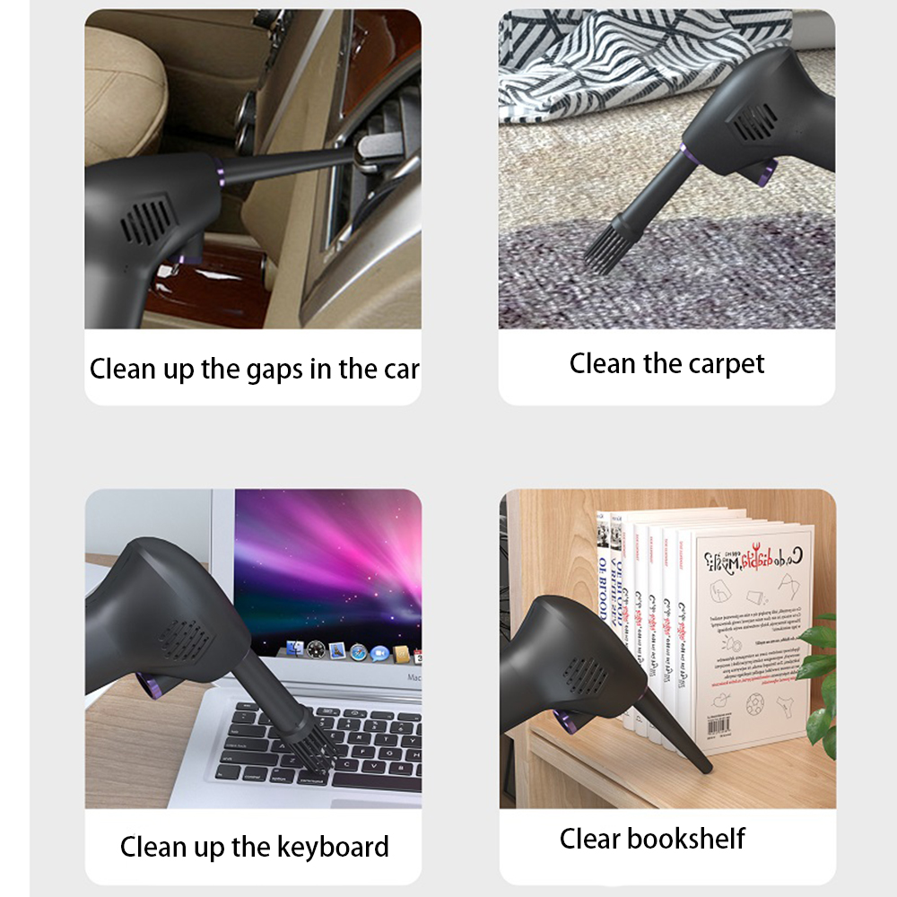 Souffleur d'air sans fil pour clavier, noir – Image 6
