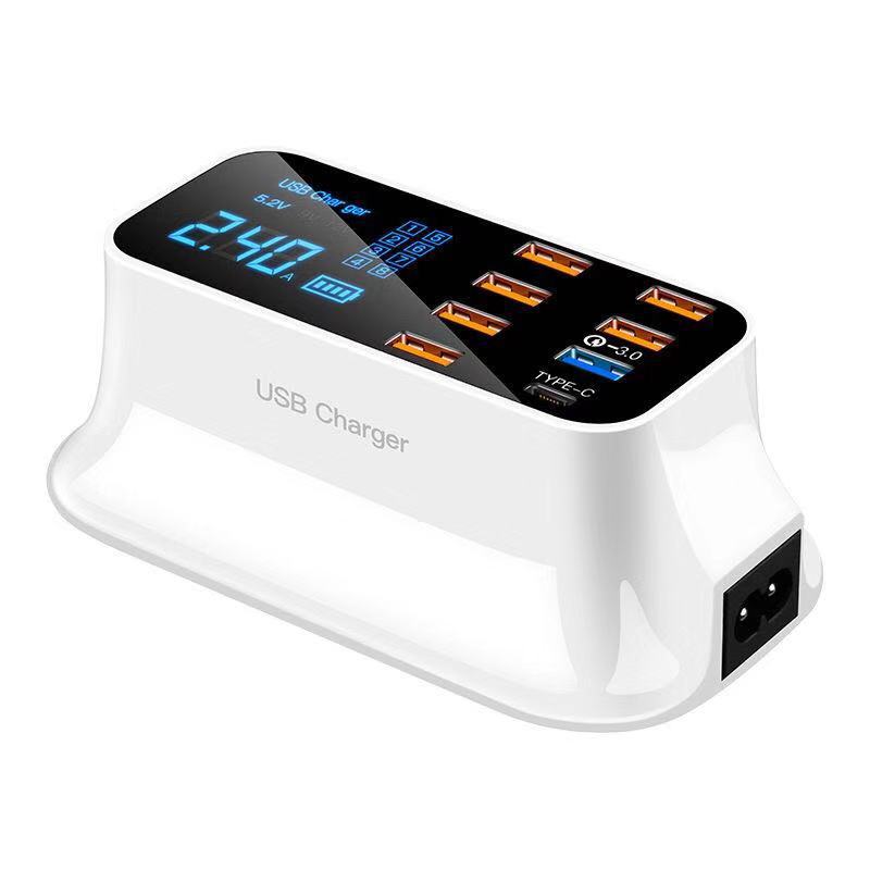 Laadstation met acht usb-poorten