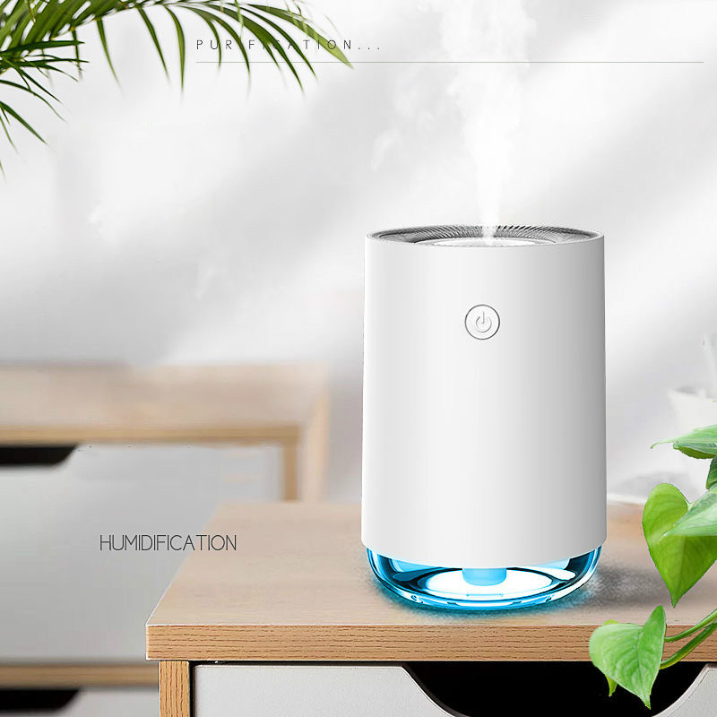 Humidifier with night light, green - Image 3