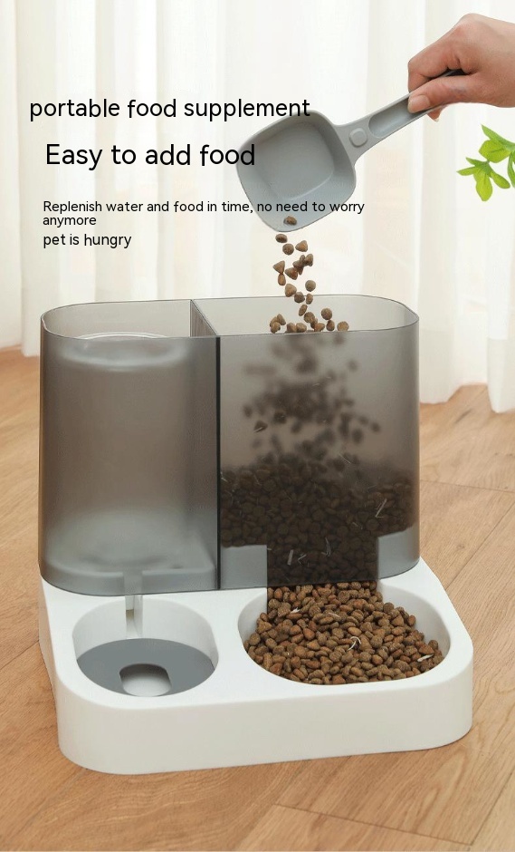 Automatic cat feeder, grey - Image 4