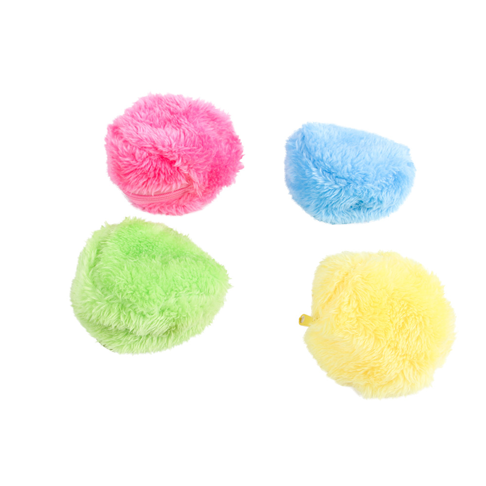 Balle roulante électrique en peluche pour chats et chiens – Image 4