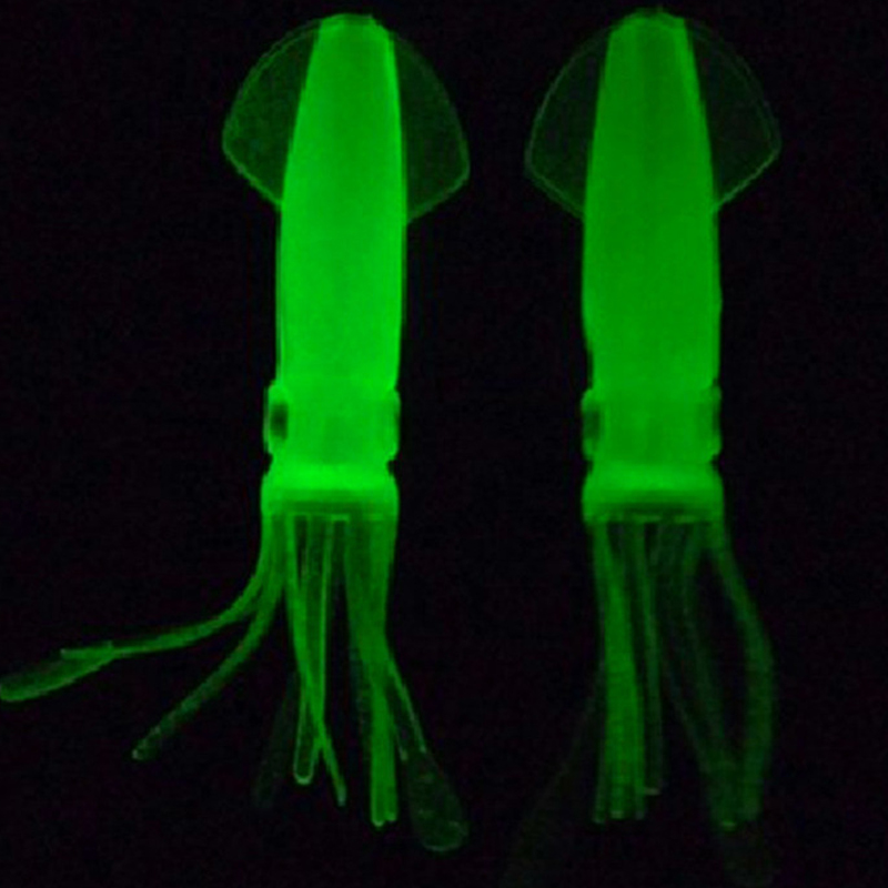 Leurres calmar lumineux en plastique souple, 10 pièces – Image 2