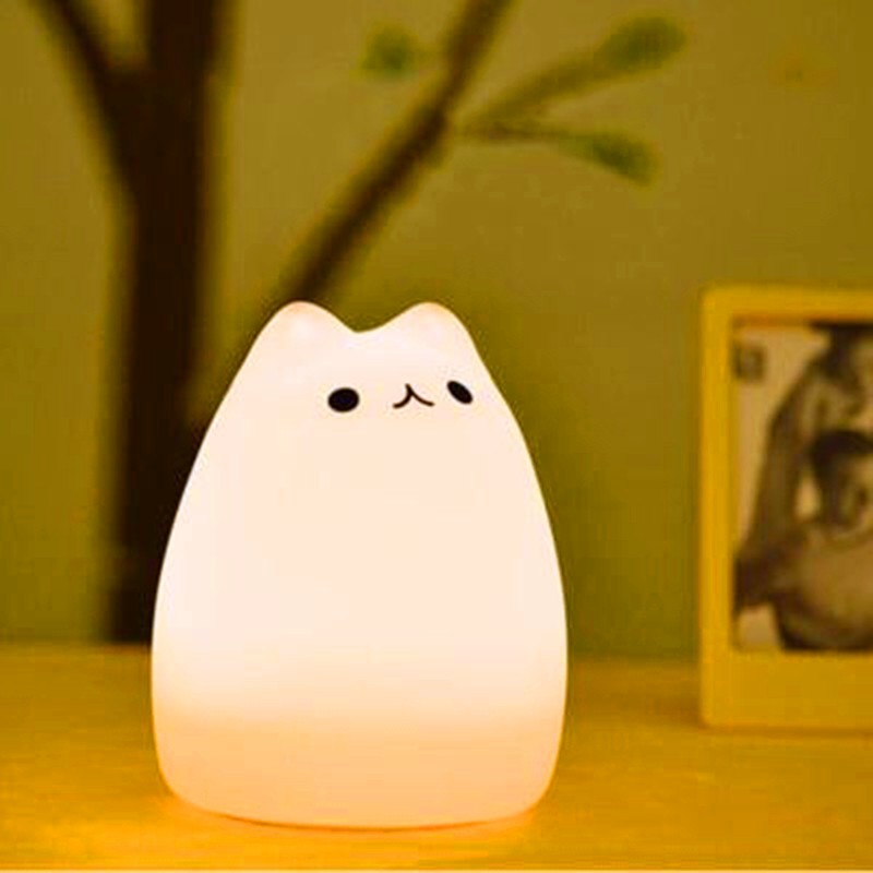 Veilleuse en silicone en forme de chat – Image 3