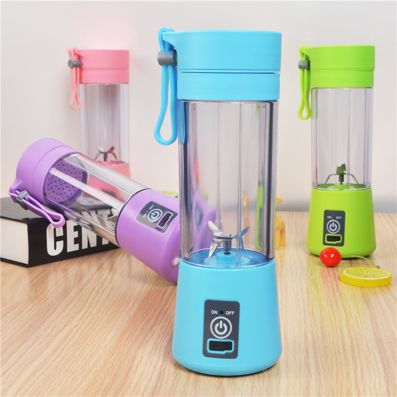 Draagbare mini-blender met draagkoord, groen - Afbeelding 4