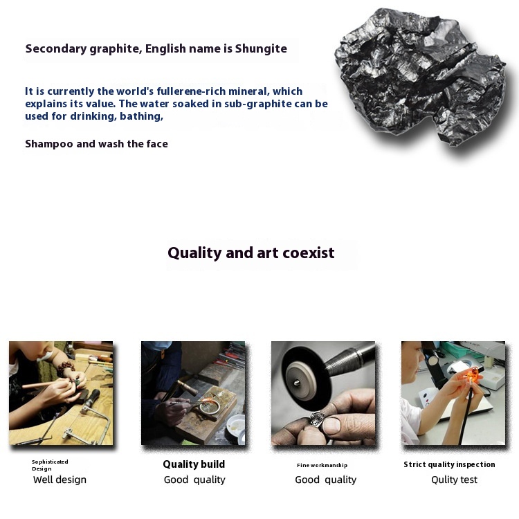 Polished stone bracelet for men - Image 2