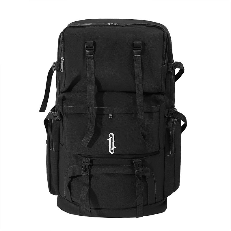 Canvas backpack with large capacity, white - Image 2