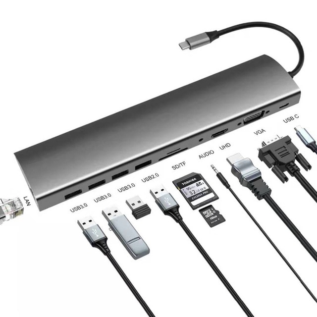 Dock USB-C 15 em 1 com carregamento sem fios - Image 3