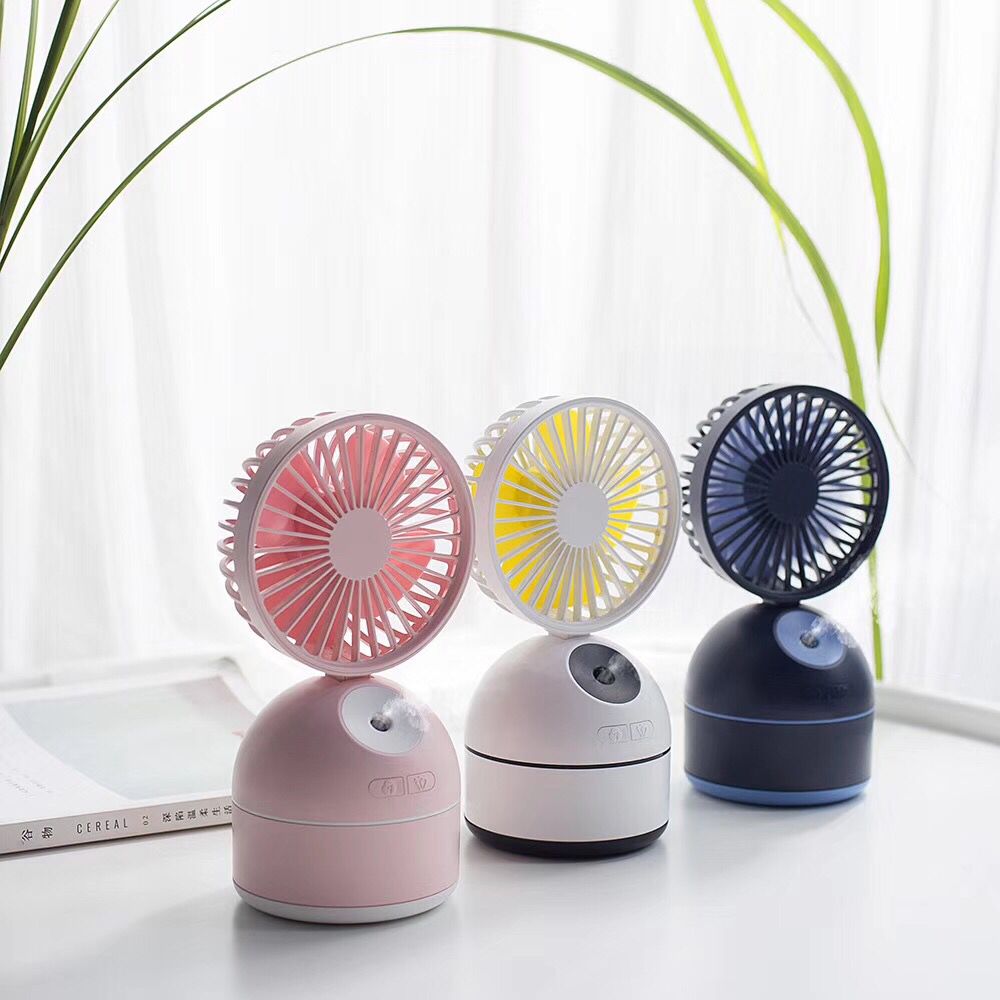 Ventilateur humidificateur, rose – Image 2