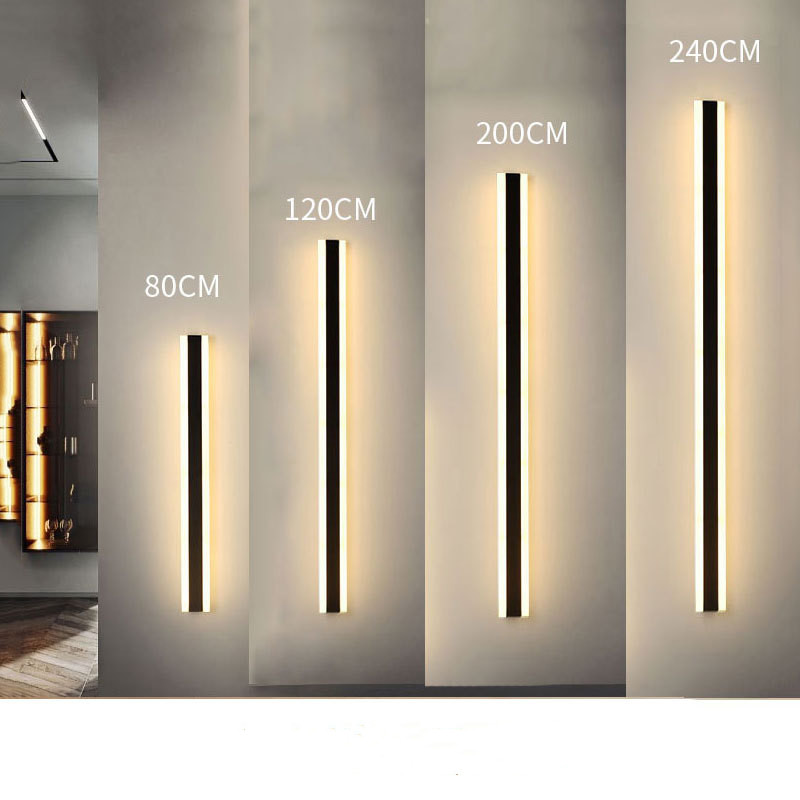 Long LED wall lamp, white light - Image 4
